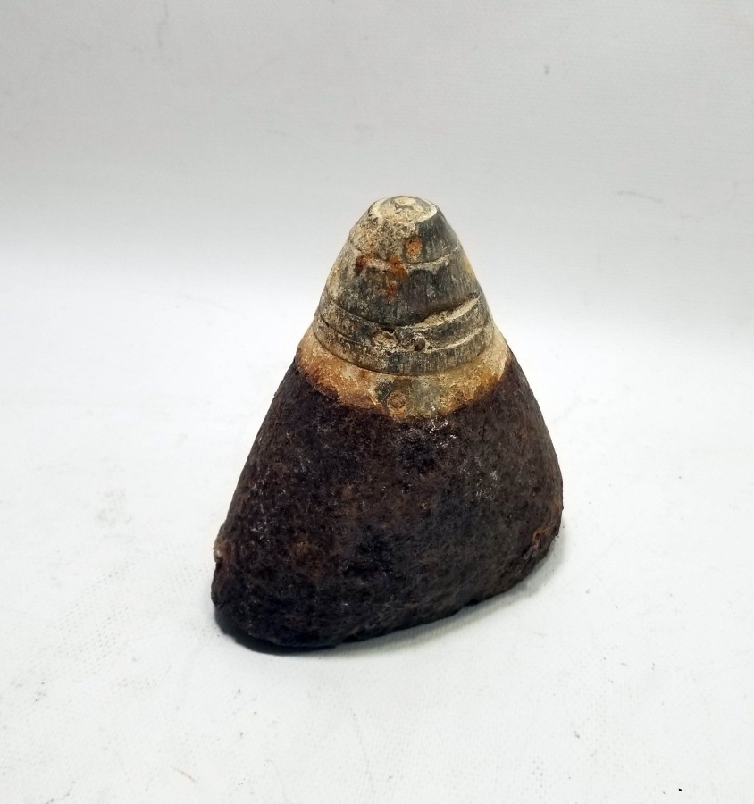 1. DÜNYA SAVAŞI DÖNEMİ NADİR TİPTE OSMANLI TOP MERMİSİ BAŞLIĞI