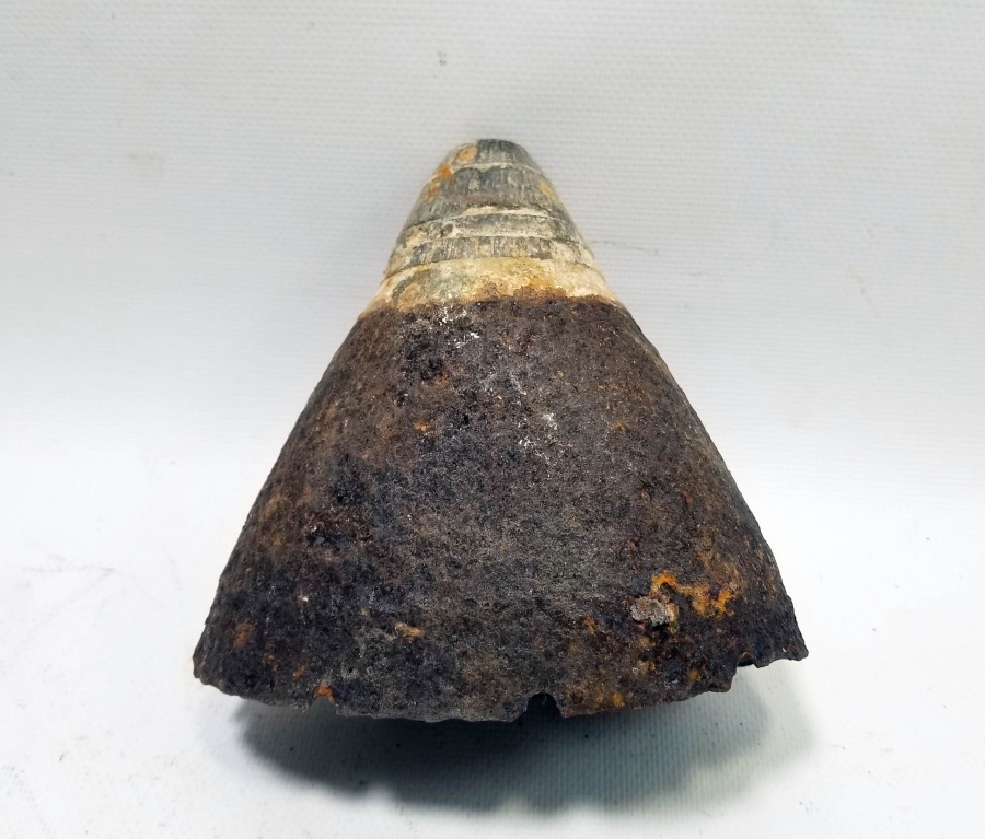 1. DÜNYA SAVAŞI DÖNEMİ NADİR TİPTE OSMANLI TOP MERMİSİ BAŞLIĞI