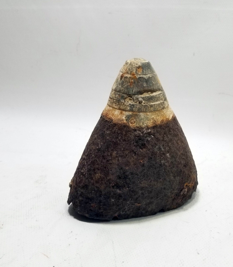 1. DÜNYA SAVAŞI DÖNEMİ NADİR TİPTE OSMANLI TOP MERMİSİ BAŞLIĞI