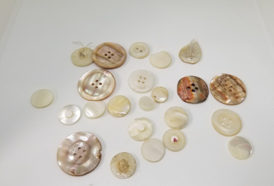 OSMANLI DÖNEMİ SEDEF DÜĞME LOTU