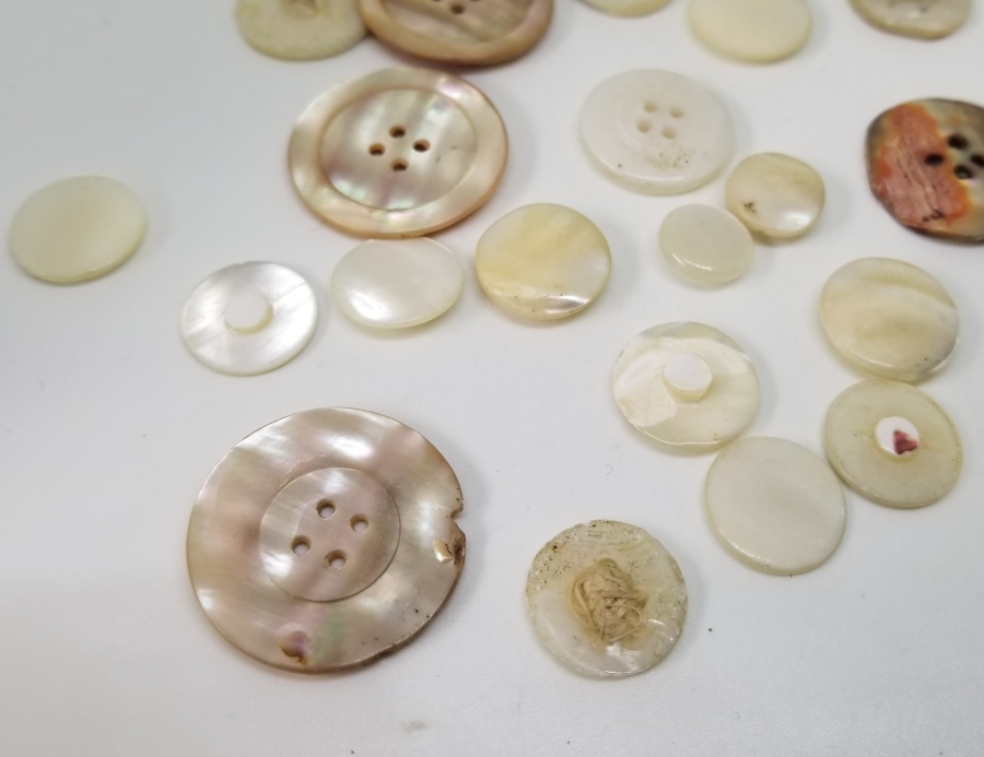 OSMANLI DÖNEMİ SEDEF DÜĞME LOTU