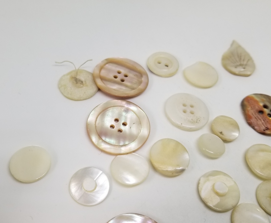 OSMANLI DÖNEMİ SEDEF DÜĞME LOTU