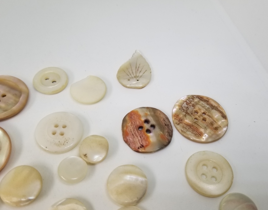 OSMANLI DÖNEMİ SEDEF DÜĞME LOTU