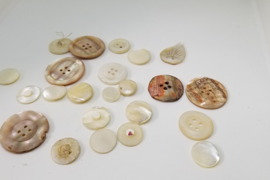 OSMANLI DÖNEMİ SEDEF DÜĞME LOTU