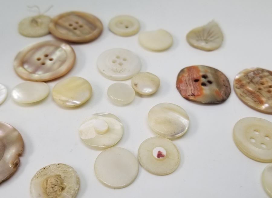 OSMANLI DÖNEMİ SEDEF DÜĞME LOTU