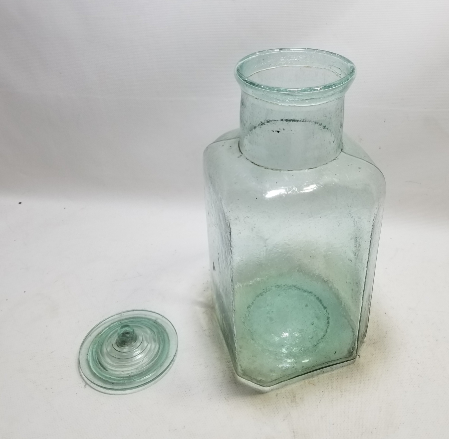 KOPARMA İŞÇİLİKLİ OSMANLI DÖNEMİ NADİR KAPAKLI ŞEKERCİ KAVANOZU