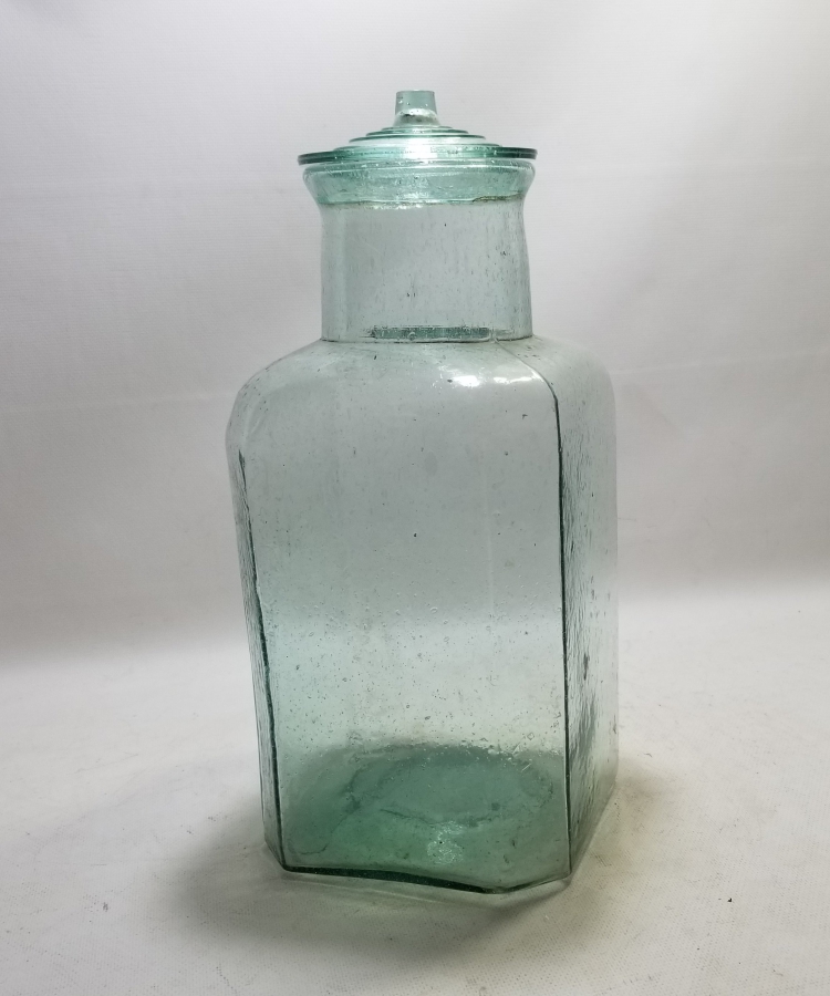 KOPARMA İŞÇİLİKLİ OSMANLI DÖNEMİ NADİR KAPAKLI ŞEKERCİ KAVANOZU