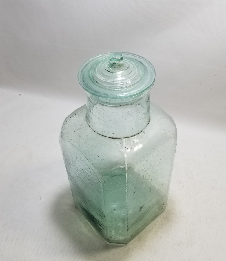 KOPARMA İŞÇİLİKLİ OSMANLI DÖNEMİ NADİR KAPAKLI ŞEKERCİ KAVANOZU