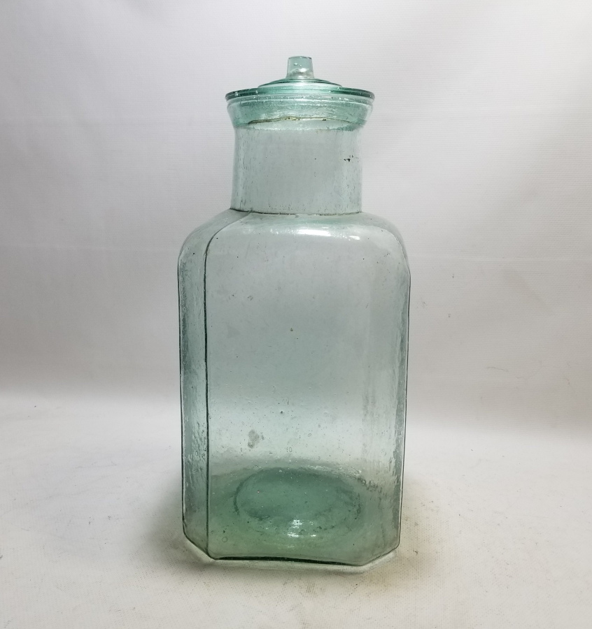 KOPARMA İŞÇİLİKLİ OSMANLI DÖNEMİ NADİR KAPAKLI ŞEKERCİ KAVANOZU