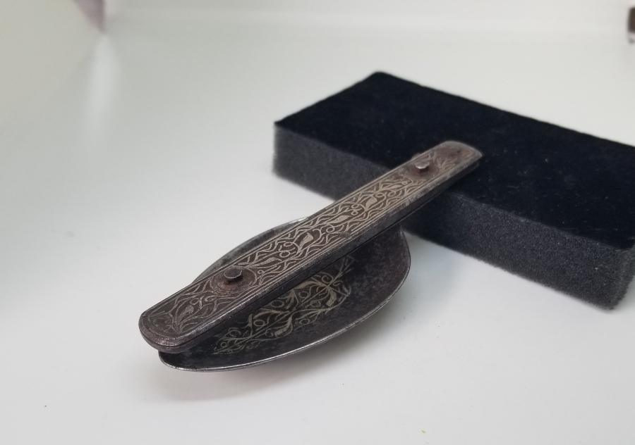 KOFGARİ İŞÇİLİKLİ OSMANLI DÖNEMİ NADİR TİPTE BURSA SEYAHAT KAŞIĞI