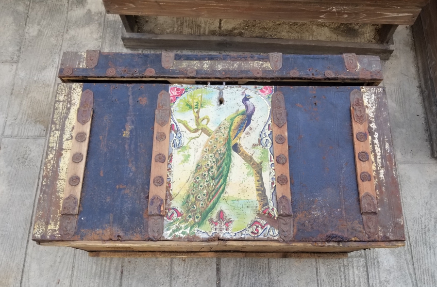 GALATA KULESİ VE TOPKAPI SARAYI SAAT KULESİ GÖRSELLİ OSMANLI DÖNEMİ SANDIK