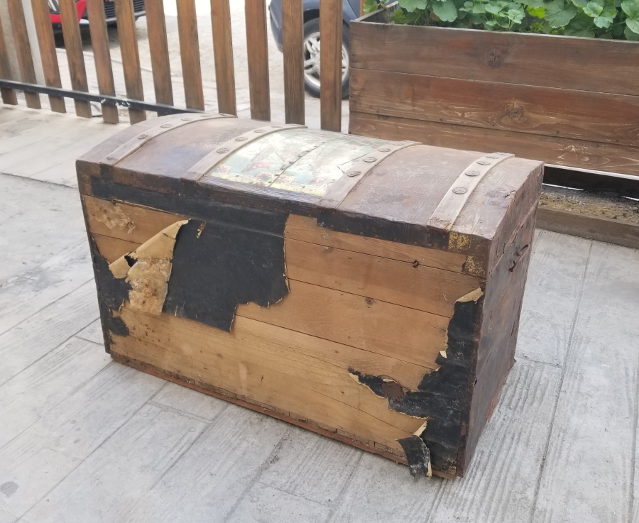 GALATA KULESİ VE TOPKAPI SARAYI SAAT KULESİ GÖRSELLİ OSMANLI DÖNEMİ SANDIK