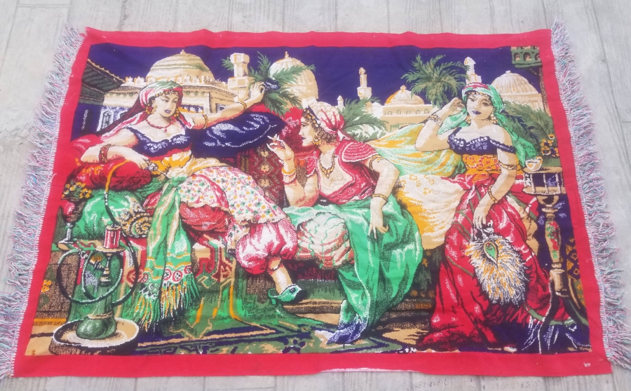 ANTİKA SARAY HAREMİ GÖRSELLİ DUVAR HALISI