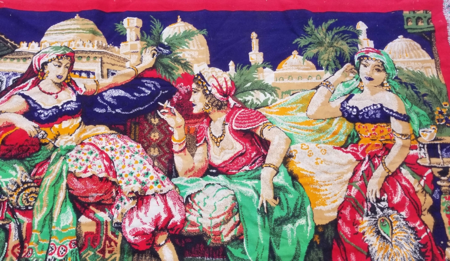 ANTİKA SARAY HAREMİ GÖRSELLİ DUVAR HALISI