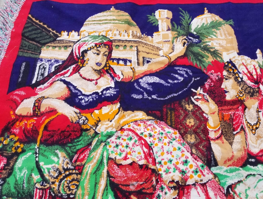 ANTİKA SARAY HAREMİ GÖRSELLİ DUVAR HALISI