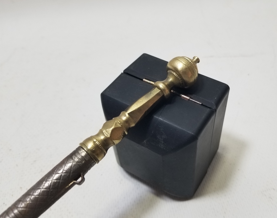 OSMANLI DÖNEMİ UCU LALE FORMLU NADİR MEVLEVİ SARIK MAŞASI - PAZARCI MAŞASI