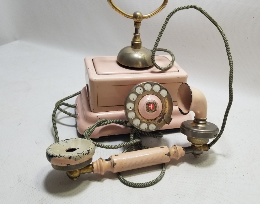 NADİR TİPTE ANTİKA ÇEVİRMELİ TELEFON