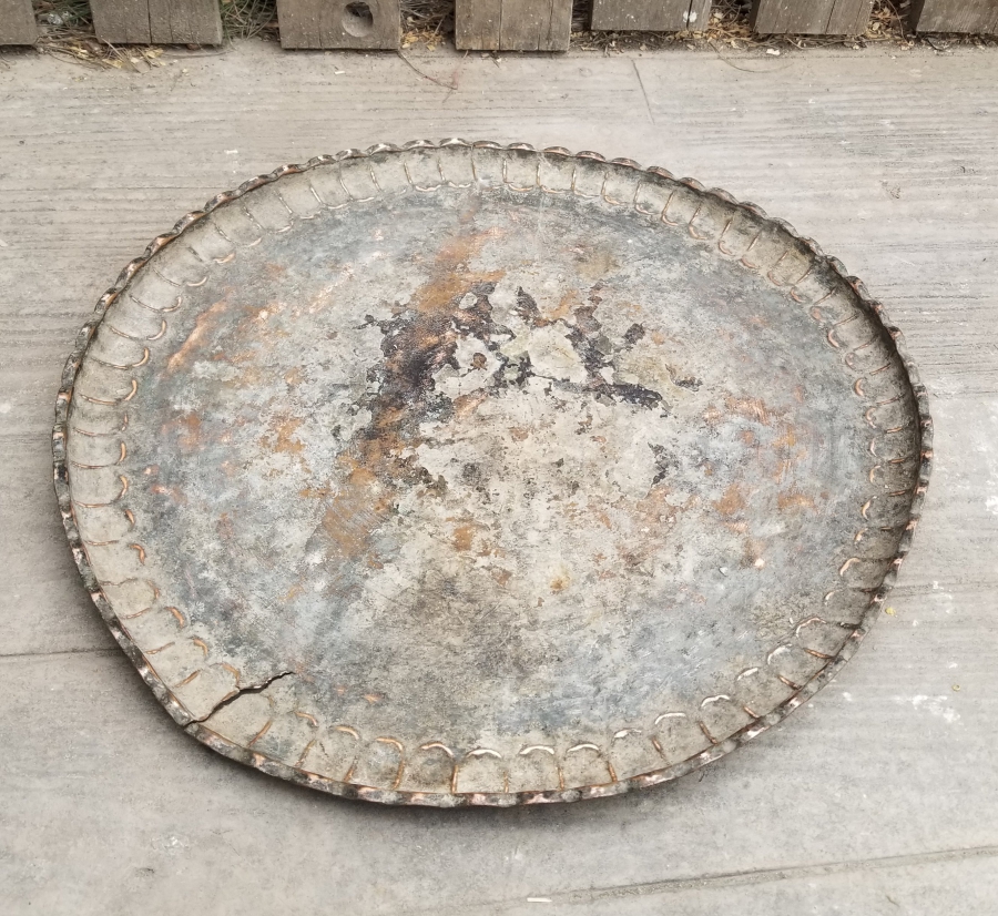 OSMANLI DÖNEMİ BÜYÜK BOY BAKIR ORTA SİNİSİ