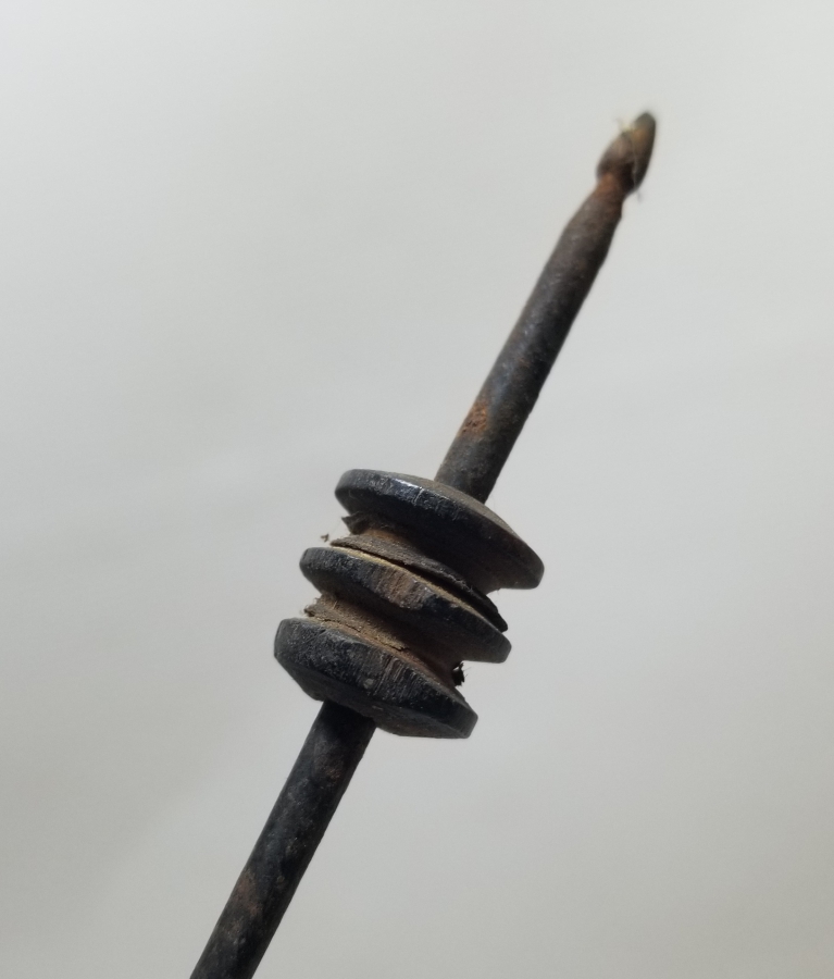 BURGUSU BOYNUZ SAPLI NADİR TİPTE OSMANLI DÖNEMİ RUFAİ ŞİŞİ