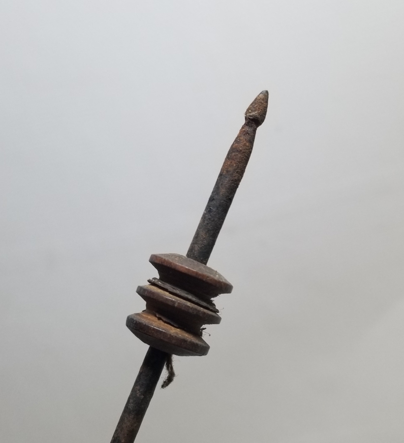 BURGUSU BOYNUZ SAPLI NADİR TİPTE OSMANLI DÖNEMİ RUFAİ ŞİŞİ