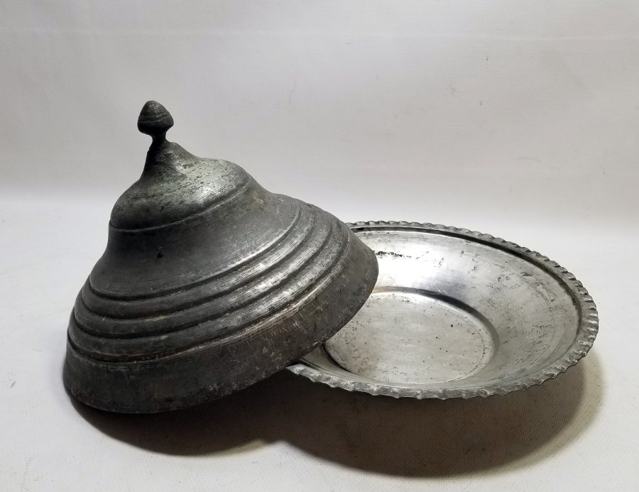 KUBBELİ KAPAKLI OSMANLI DÖNEMİ BAKIR LENGER