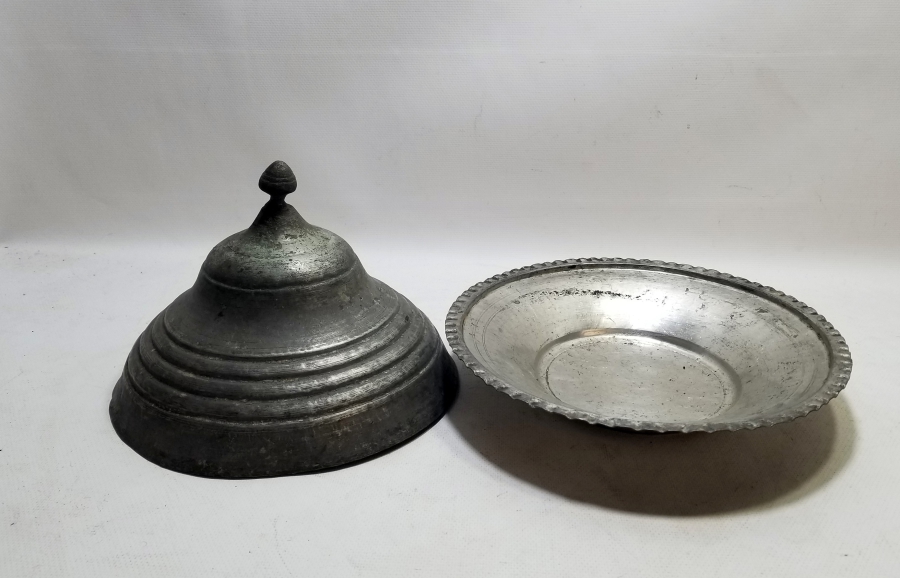 KUBBELİ KAPAKLI OSMANLI DÖNEMİ BAKIR LENGER