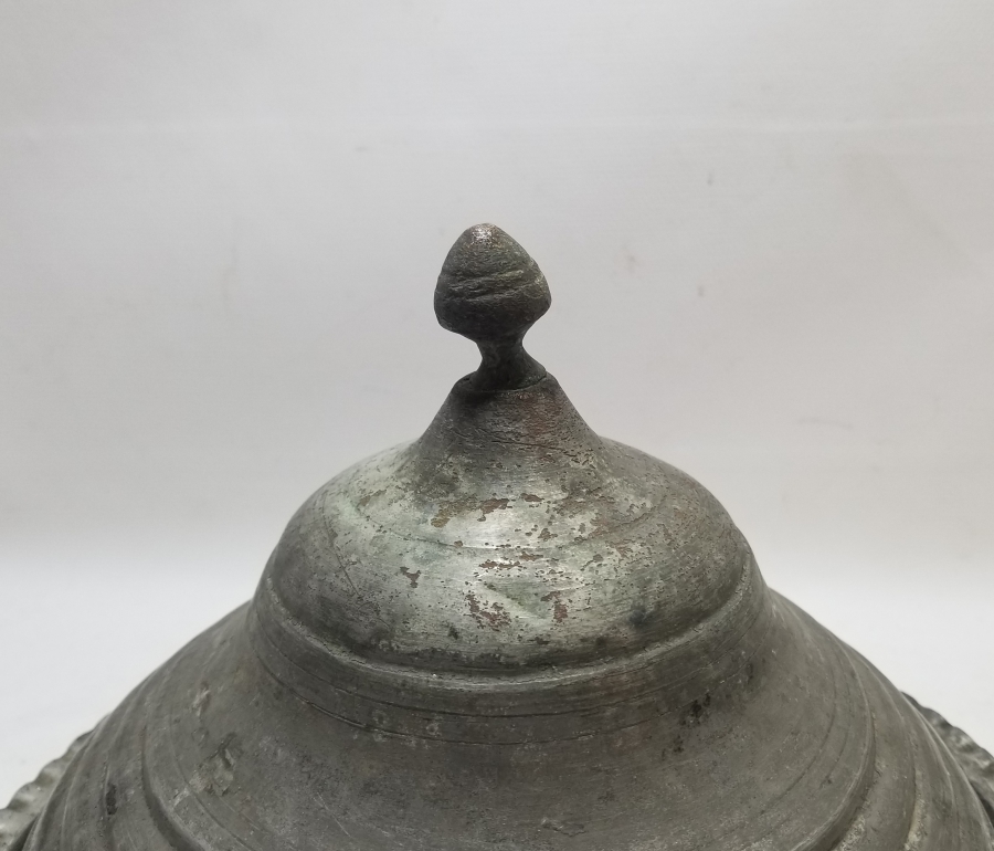 KUBBELİ KAPAKLI OSMANLI DÖNEMİ BAKIR LENGER