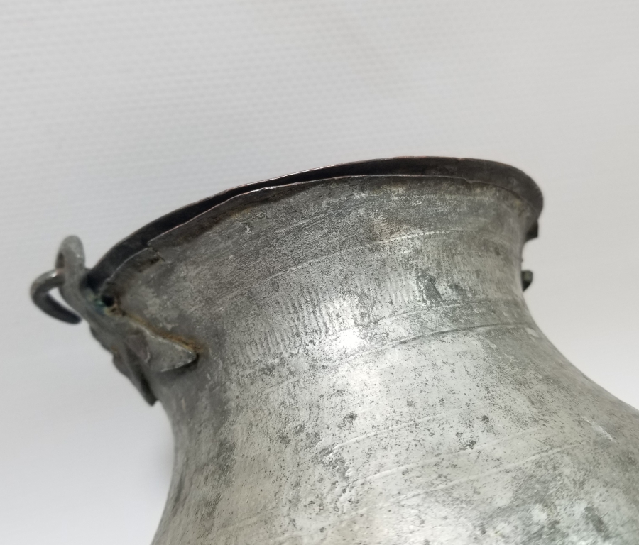 NADİR TİPTE OSMANLI DÖNEMİ BAKIR YOĞURT BAKRACI