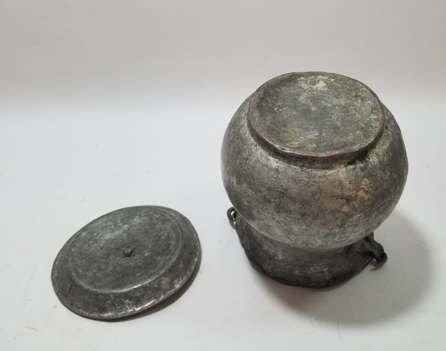 NADİR TİPTE OSMANLI DÖNEMİ BAKIR YOĞURT BAKRACI