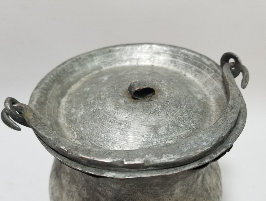 NADİR TİPTE OSMANLI DÖNEMİ BAKIR YOĞURT BAKRACI