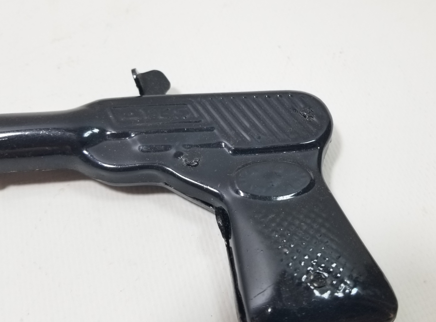 ATEŞ MARKA ANTİKA METAL MANTAR TABANCASI