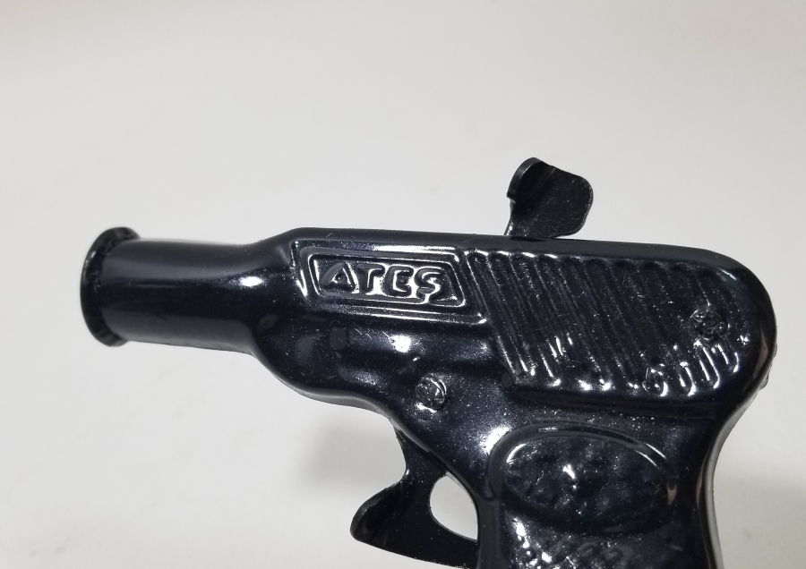 ATEŞ MARKA ANTİKA METAL MANTAR TABANCASI