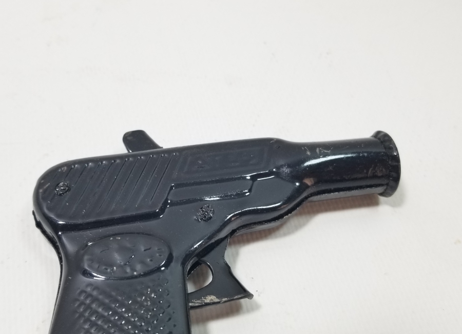 ATEŞ MARKA ANTİKA METAL MANTAR TABANCASI