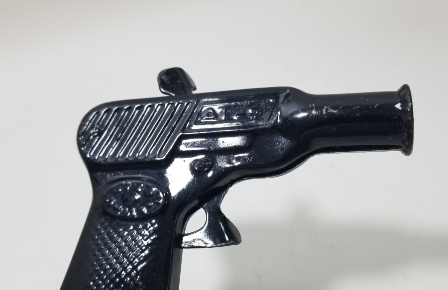 ATEŞ MARKA ANTİKA METAL MANTAR TABANCASI