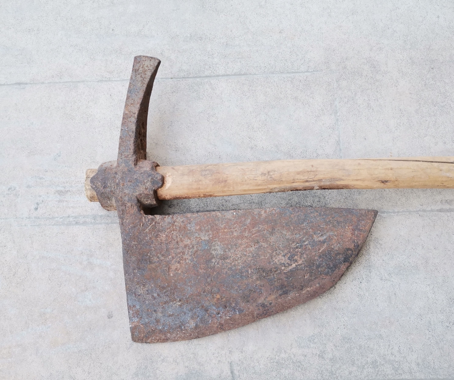 ÜZERİ USTA DAMGALI NADİR TİPTE EL YAPIMI OSMANLI DÖNEMİ TEBER