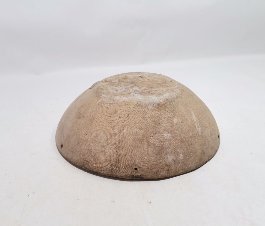 OSMANLI DÖNEMİ EL OYMA NADİR TİPTE HAMUR TEKNESİ