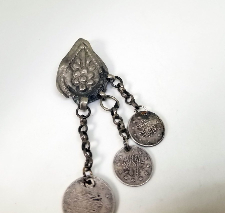 OSMANLI DÖNEMİ OSMANLI PARALI GÜMÜŞ FES SÜSÜ