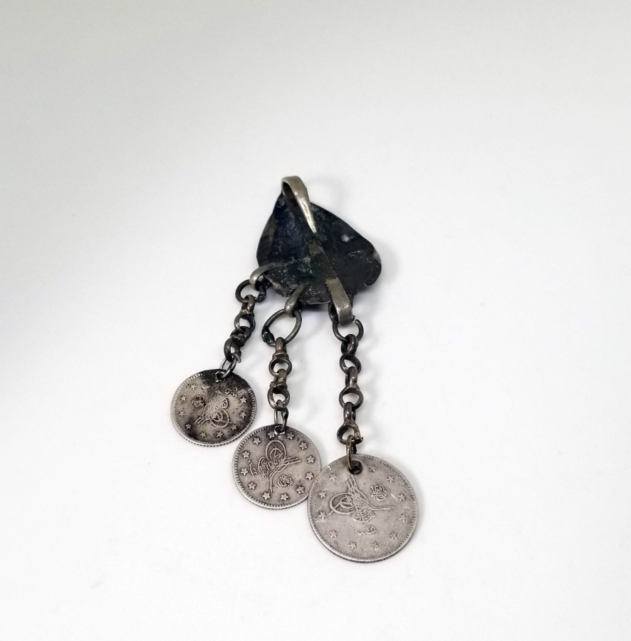 OSMANLI DÖNEMİ OSMANLI PARALI GÜMÜŞ FES SÜSÜ