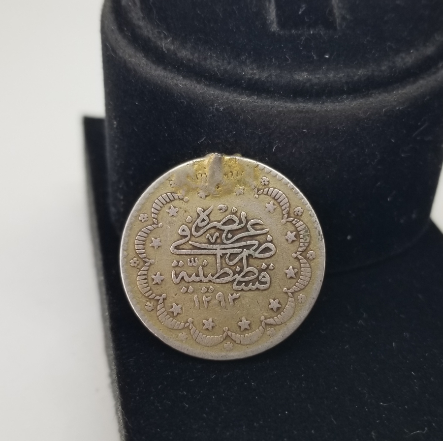 SULTAN ABDÜLHAMİD DÖNEMİ GÜMÜŞ 5 KURUŞ MECİDİYE