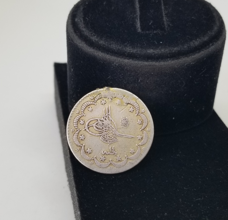 SULTAN ABDÜLHAMİD DÖNEMİ GÜMÜŞ 5 KURUŞ MECİDİYE