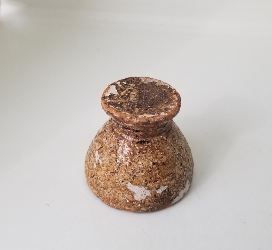 ÜZERİ SIRLI NADİR TİPTE OSMANLI DÖNEMİ ÇANAKKALE FİNCAN ZARFI