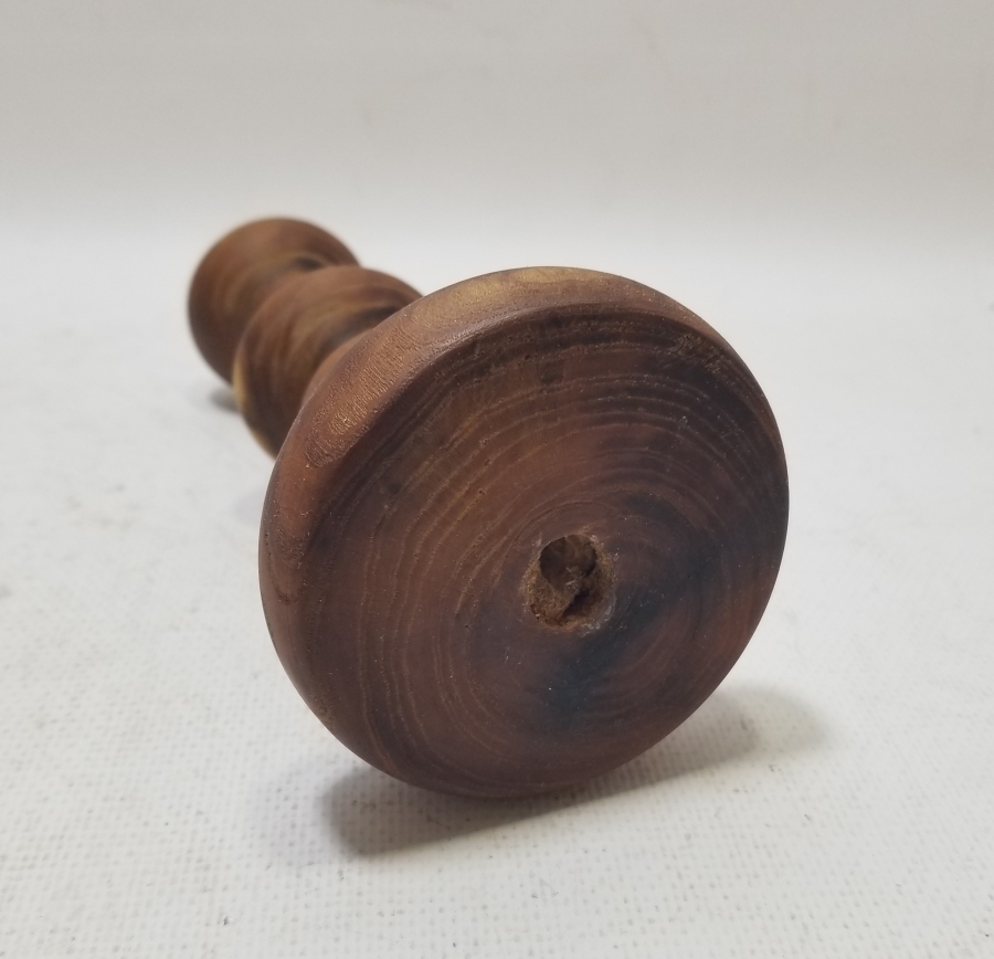 EL OYMA İŞÇİLİKLİ ANTİKA AHŞAP MUMLUK