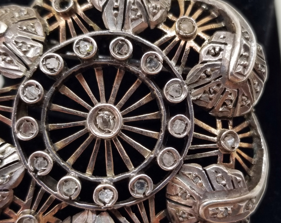 OSMANLI DÖNEMİ ELMAS TAŞLI BROŞ