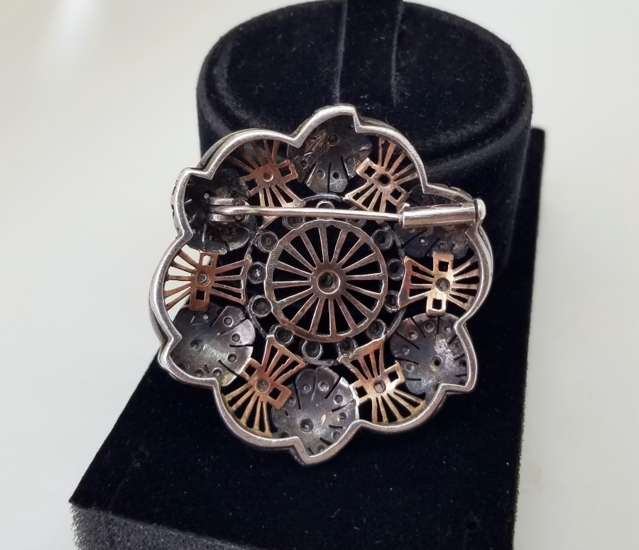 OSMANLI DÖNEMİ ELMAS TAŞLI BROŞ