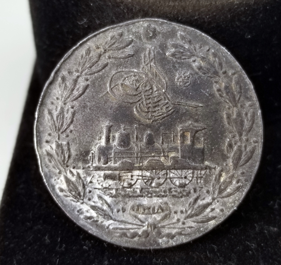 OSMANLI DÖNEMİ HİCAZ DEMİRYOLLARI MADALYASININ KURŞUN DENEME BASKISI