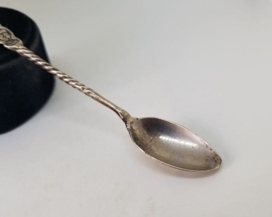 SAPI OSMANLICA YAZILI OSMANLI DÖNEMİ GÜMÜŞ KAŞIK