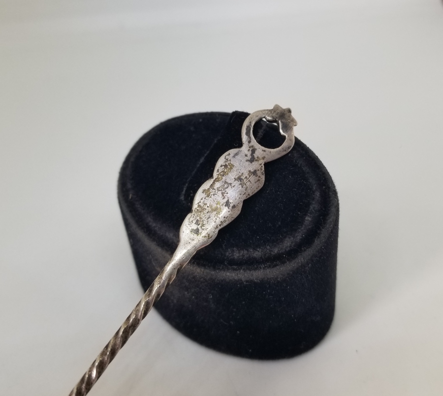 SAPI OSMANLICA YAZILI OSMANLI DÖNEMİ GÜMÜŞ KAŞIK