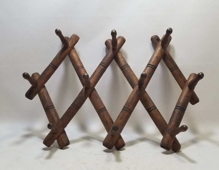 OSMANLI DÖNEMİ EL YAPIMI AHŞAP KÖRÜKLÜ KIYAFET ASKISI