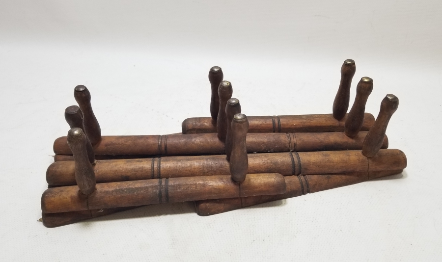 OSMANLI DÖNEMİ EL YAPIMI AHŞAP KÖRÜKLÜ KIYAFET ASKISI