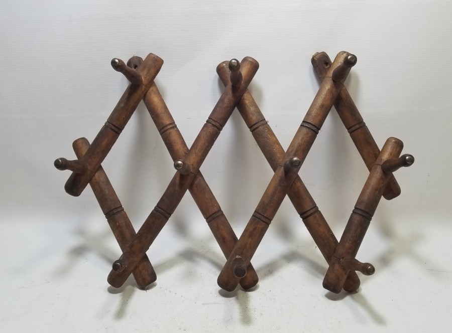 OSMANLI DÖNEMİ EL YAPIMI AHŞAP KÖRÜKLÜ KIYAFET ASKISI